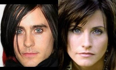 Jared Leto and Courteney Cox
