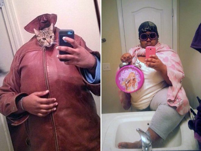 Both Of These Selfies Are Fantastic